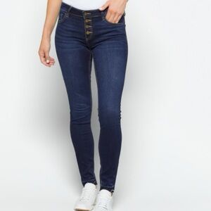 Stitchfix Prosperity Lena super skinny Jean Released HEM Button Fly